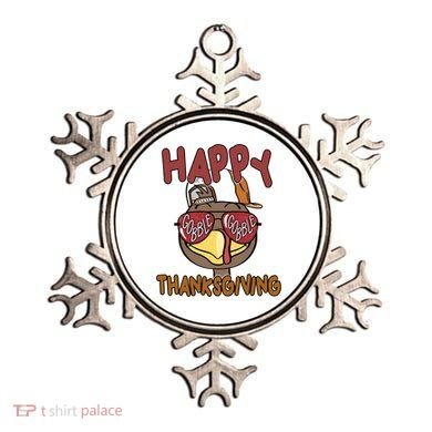 Happy Thanksgiving Cool Gobble Turkey Ornament