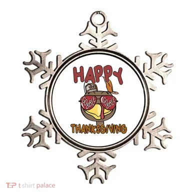 Happy Thanksgiving Cool Gobble Turkey Ornament