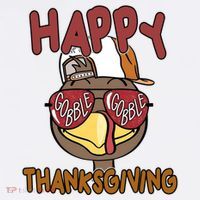 Happy Thanksgiving Cool Gobble Turkey Women's Tank Top thumb 5