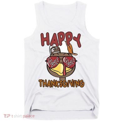 Happy Thanksgiving Cool Gobble Turkey Tank Top