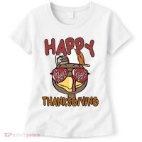 Happy Thanksgiving Cool Gobble Turkey Women's T-Shirt thumb 0