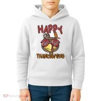 Happy Thanksgiving Cool Gobble Turkey Kids Hoodie thumb 4