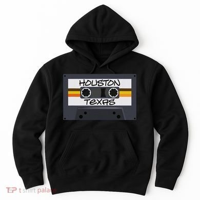 Houston Texas Cassette Tape Hoodie