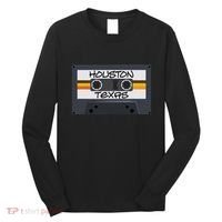 Houston Texas Cassette Tape Long Sleeve Shirt thumb 0