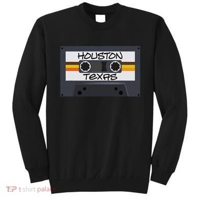 Houston Texas Cassette Tape Sweatshirt