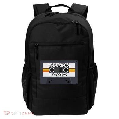 Houston Texas Cassette Tape Backpack