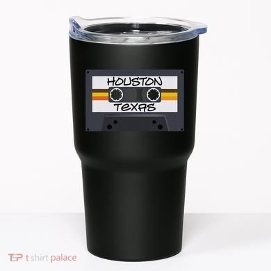 Houston Texas Cassette Tape Tumbler