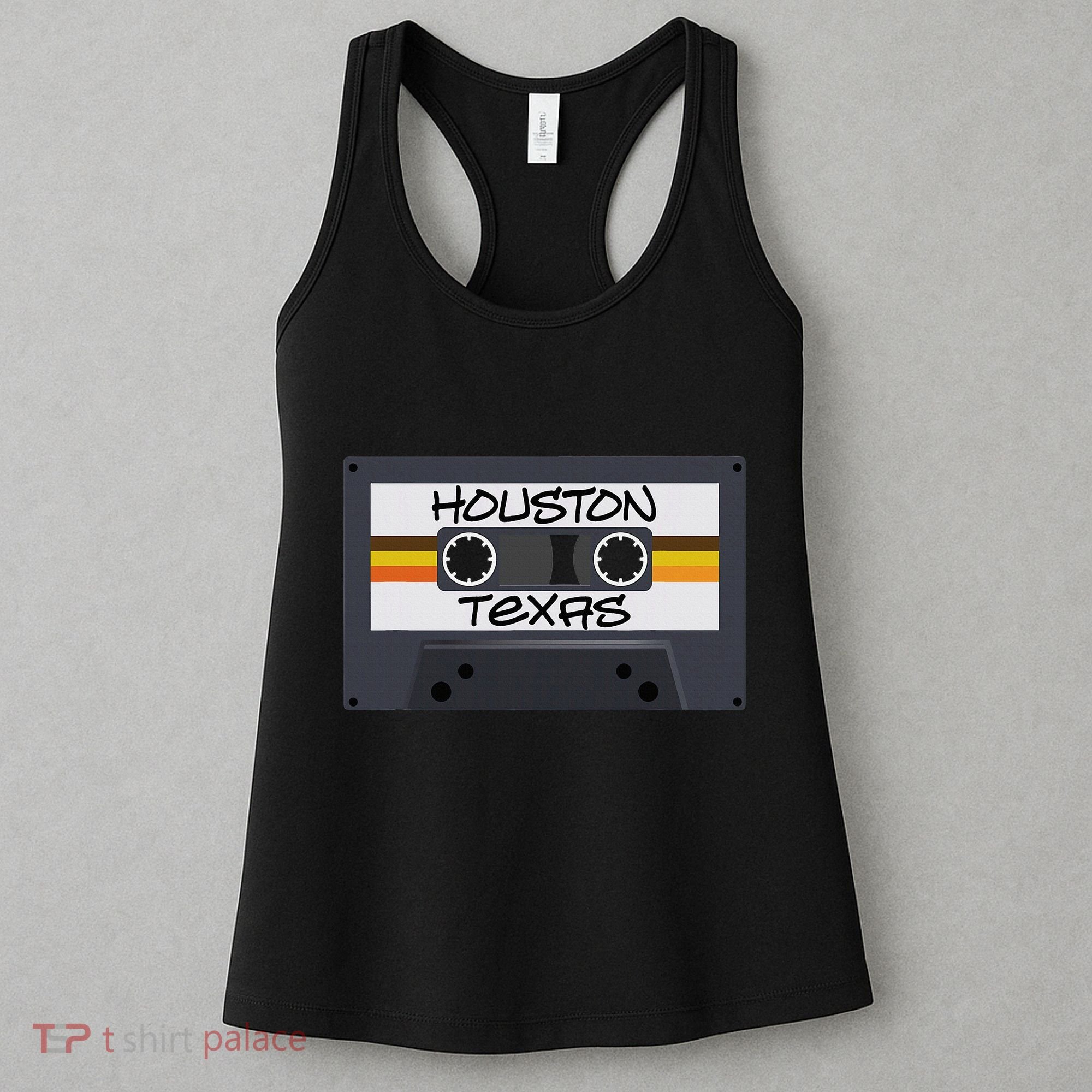Houston Texas Cassette Tape Women's Tank Top
