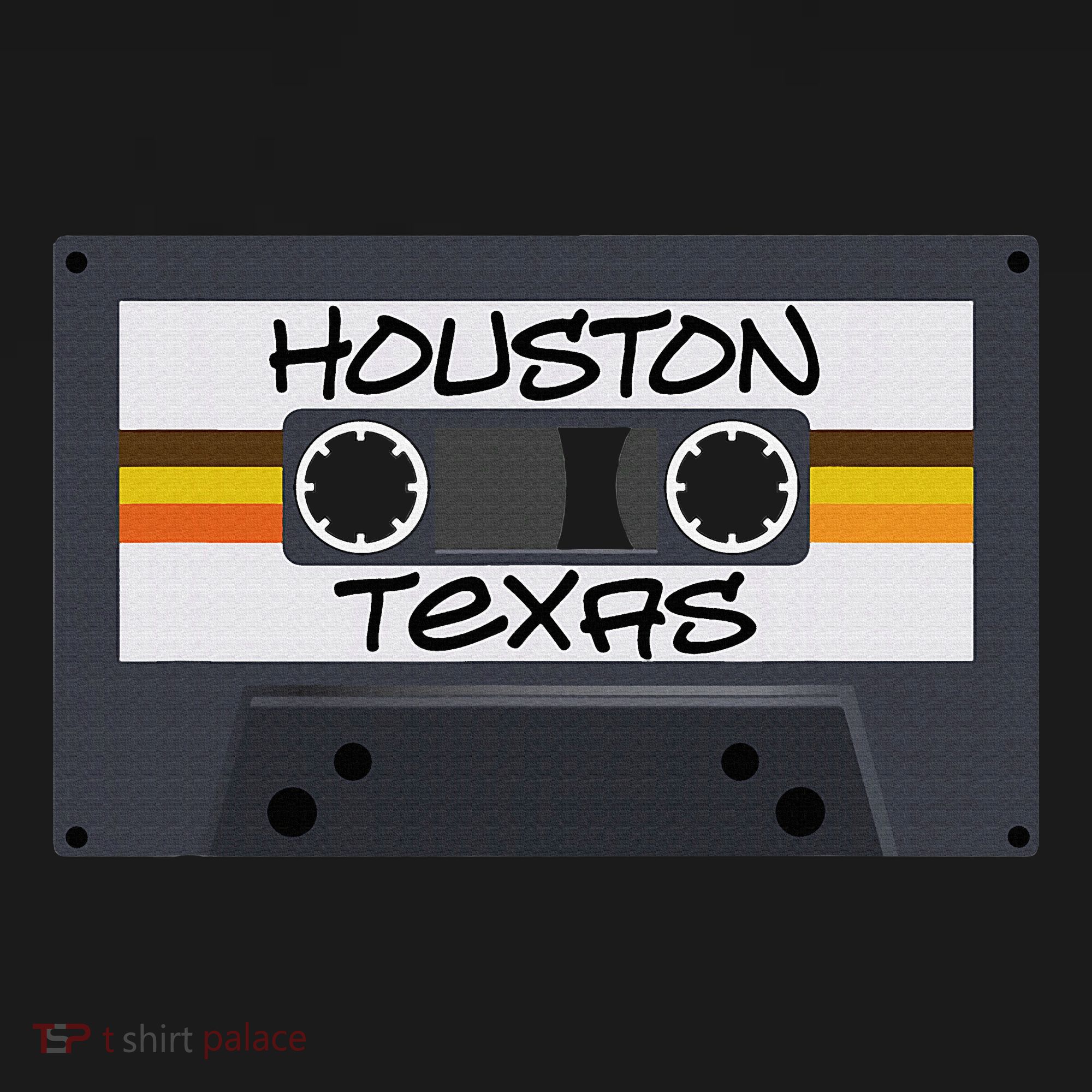 Houston Texas Cassette Tape Tank Top