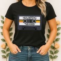 Houston Texas Cassette Tape Women's T-Shirt thumb 2