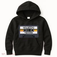 Houston Texas Cassette Tape Kids Hoodie thumb 0