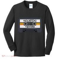 Houston Texas Cassette Tape Kids Long Sleeve Shirt thumb 0