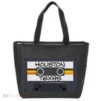 Houston Texas Cassette Tape Tote Bag thumb 0