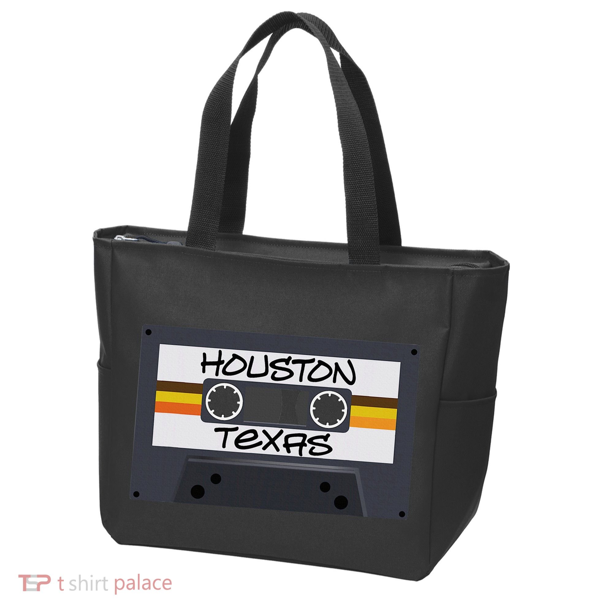 Houston Texas Cassette Tape Tote Bag