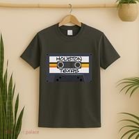 Houston Texas Cassette Tape T-Shirt thumb 2