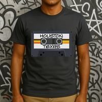 Houston Texas Cassette Tape T-Shirt thumb 3