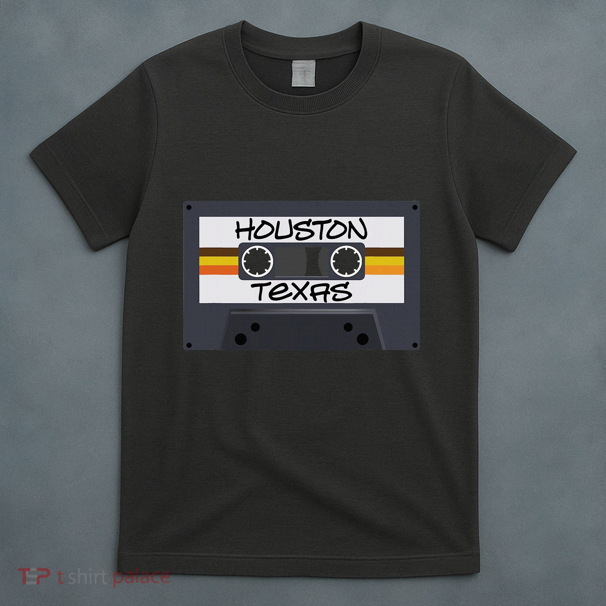 Houston Texas Cassette Tape T-Shirt