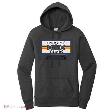 Houston Texas Cassette Tape Women's Hoodie