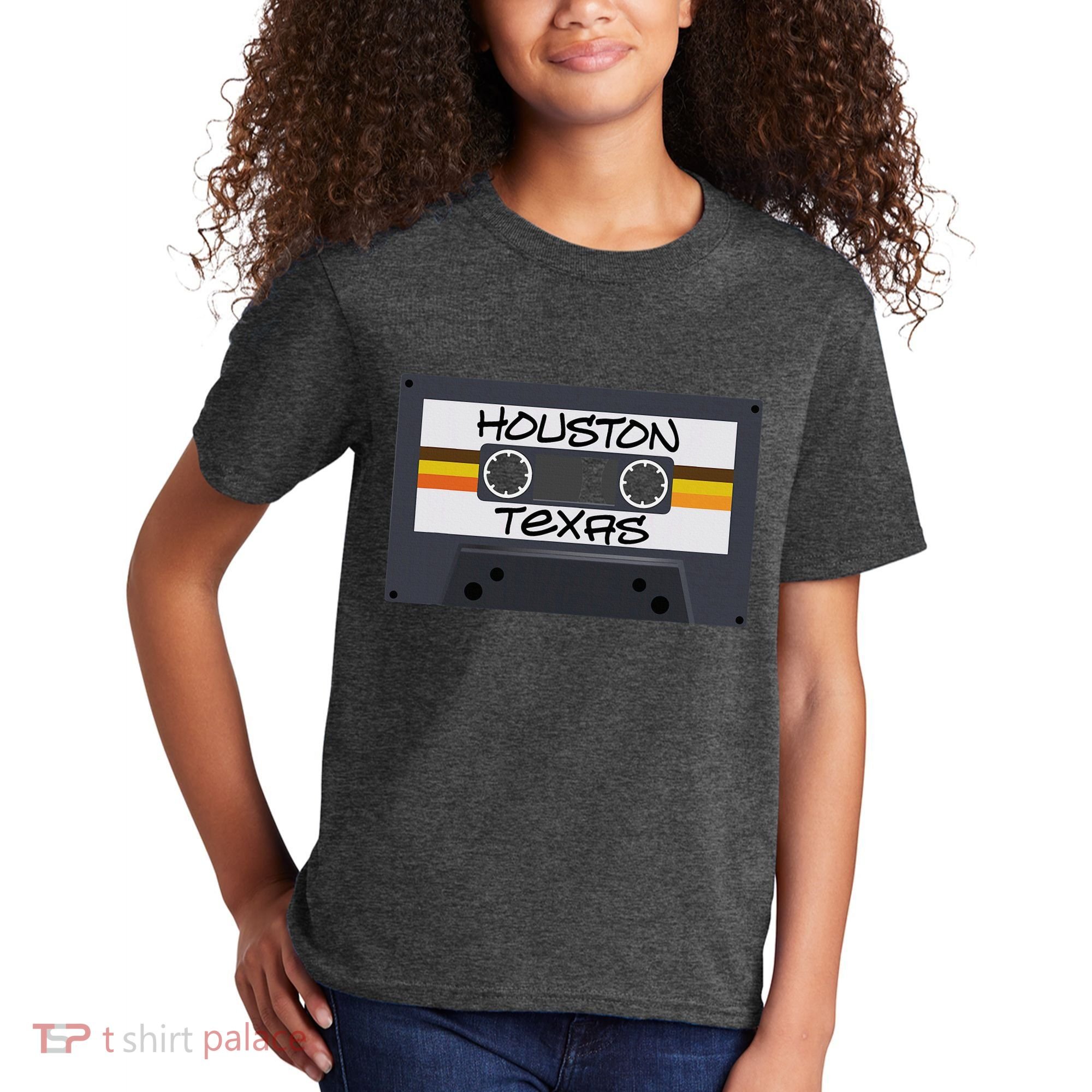 Houston Texas Cassette Tape Kids T-Shirt