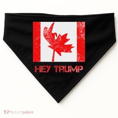 Hey Trump Canada USA-Made Doggie Bandana