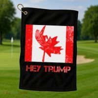 Hey Trump Canada Golf Towel thumb 1