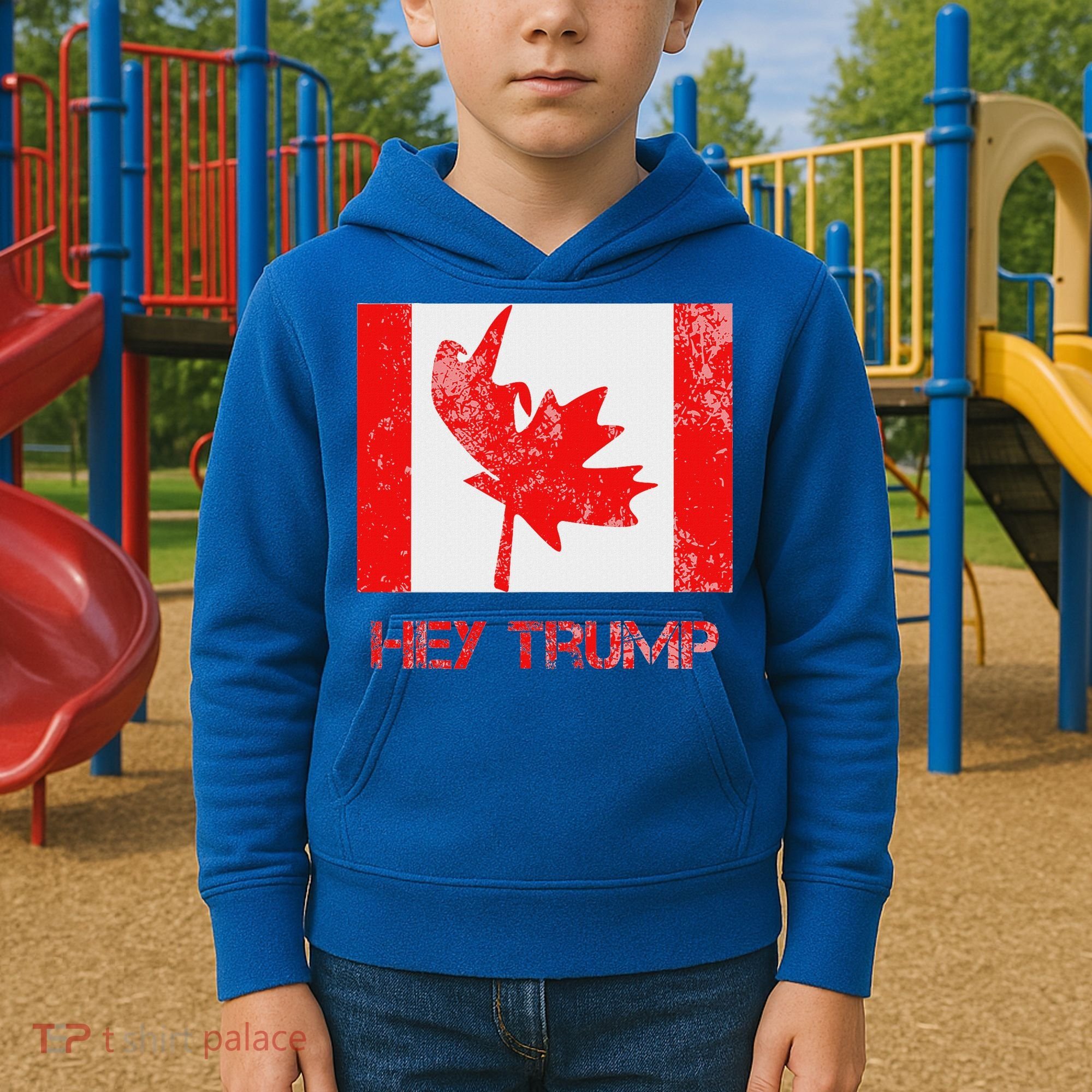 Hey Trump Canada Kids Hoodie