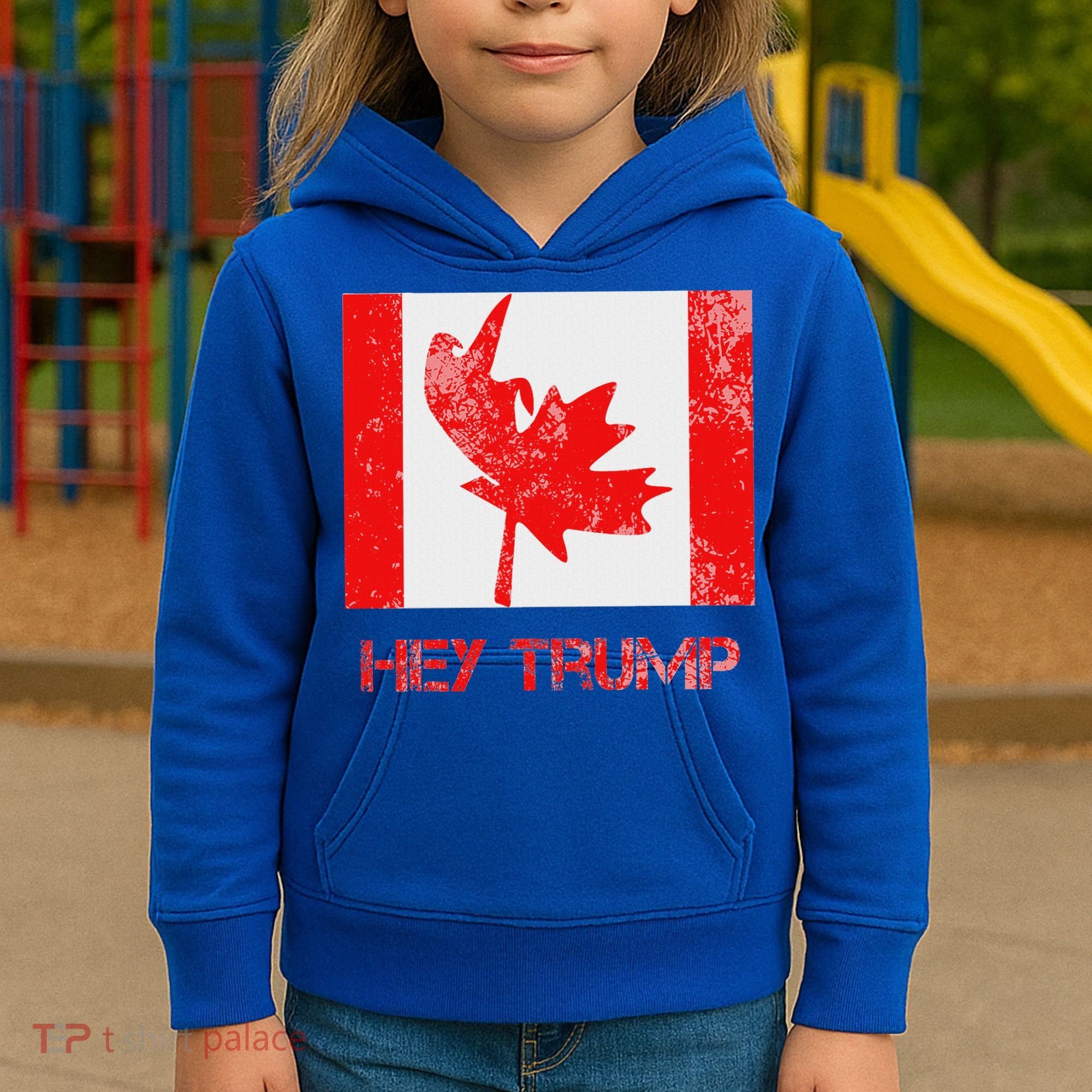 Hey Trump Canada Kids Hoodie