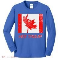 Hey Trump Canada Kids Long Sleeve Shirt thumb 0