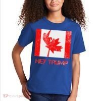 Hey Trump Canada Kids T-Shirt thumb 2