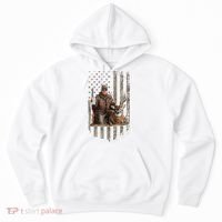 Hunting Trump Camouflage Usa Flag Deer Hunting Season Maga Hoodie thumb 0
