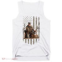 Hunting Trump Camouflage Usa Flag Deer Hunting Season Maga Tank Top thumb 0
