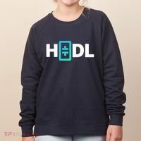 HODL Theta Crypto, Theta Logo, DeFi Theta Crypto, HODL Theta Women's Sweatshirt thumb 0