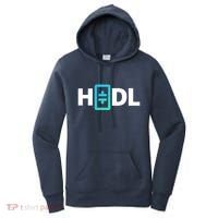 HODL Theta Crypto, Theta Logo, DeFi Theta Crypto, HODL Theta Women's Hoodie thumb 0