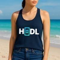 HODL Theta Crypto, Theta Logo, DeFi Theta Crypto, HODL Theta Women's Tank Top thumb 2