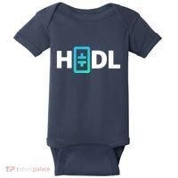 HODL Theta Crypto, Theta Logo, DeFi Theta Crypto, HODL Theta Baby Bodysuit thumb 0