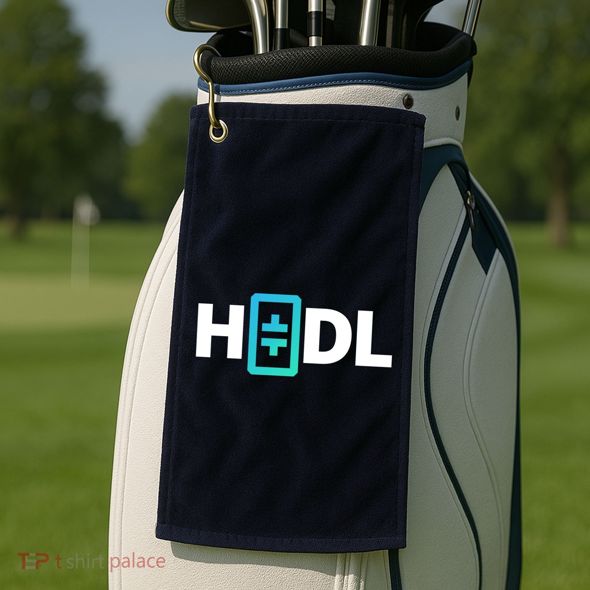 HODL Theta Crypto, Theta Logo, DeFi Theta Crypto, HODL Theta Golf Towel