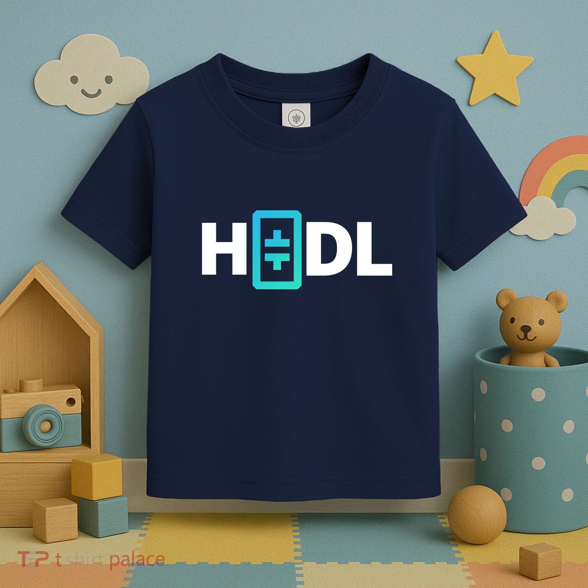HODL Theta Crypto, Theta Logo, DeFi Theta Crypto, HODL Theta Toddler T-Shirt