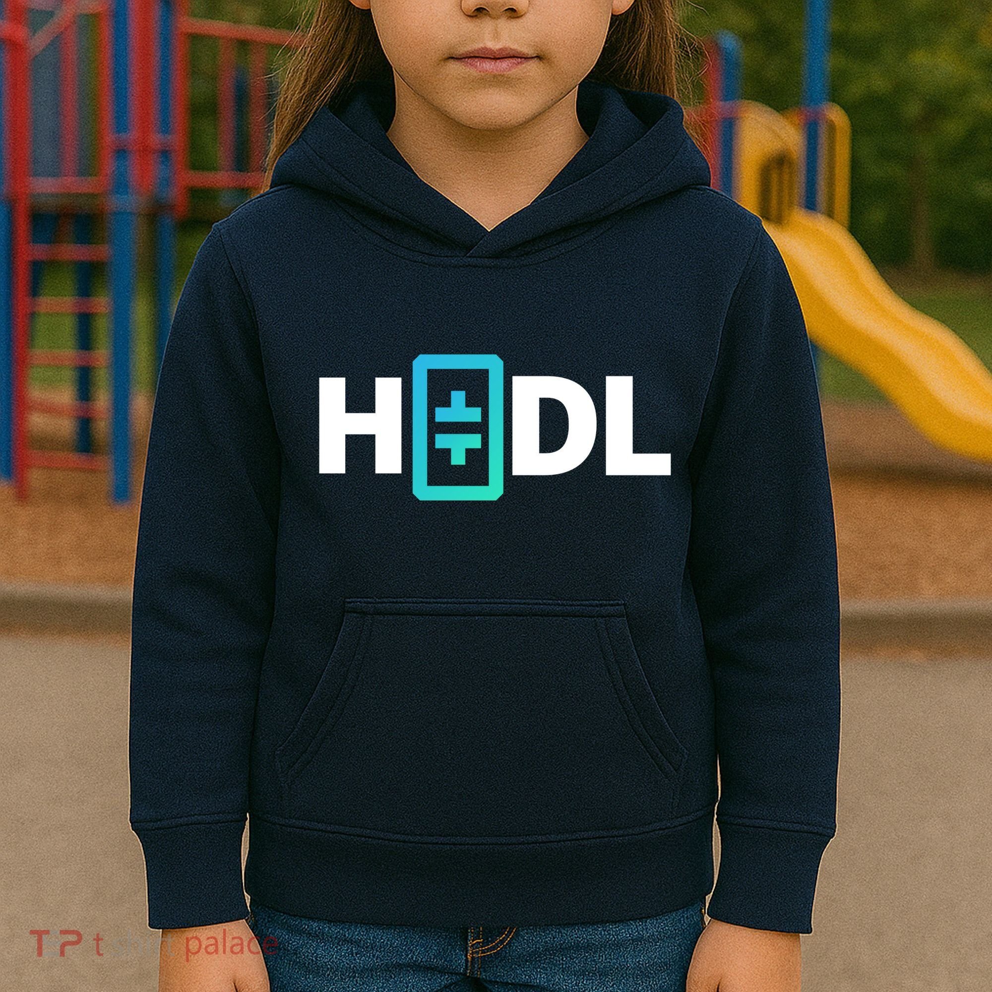 HODL Theta Crypto, Theta Logo, DeFi Theta Crypto, HODL Theta Kids Hoodie