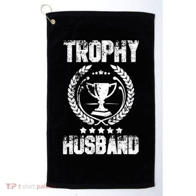 Husband Trophy Cup Design Gift Father's Day Golf Towel