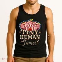 Human Tamer Circus For Family Circus Birthday Tank Top thumb 3