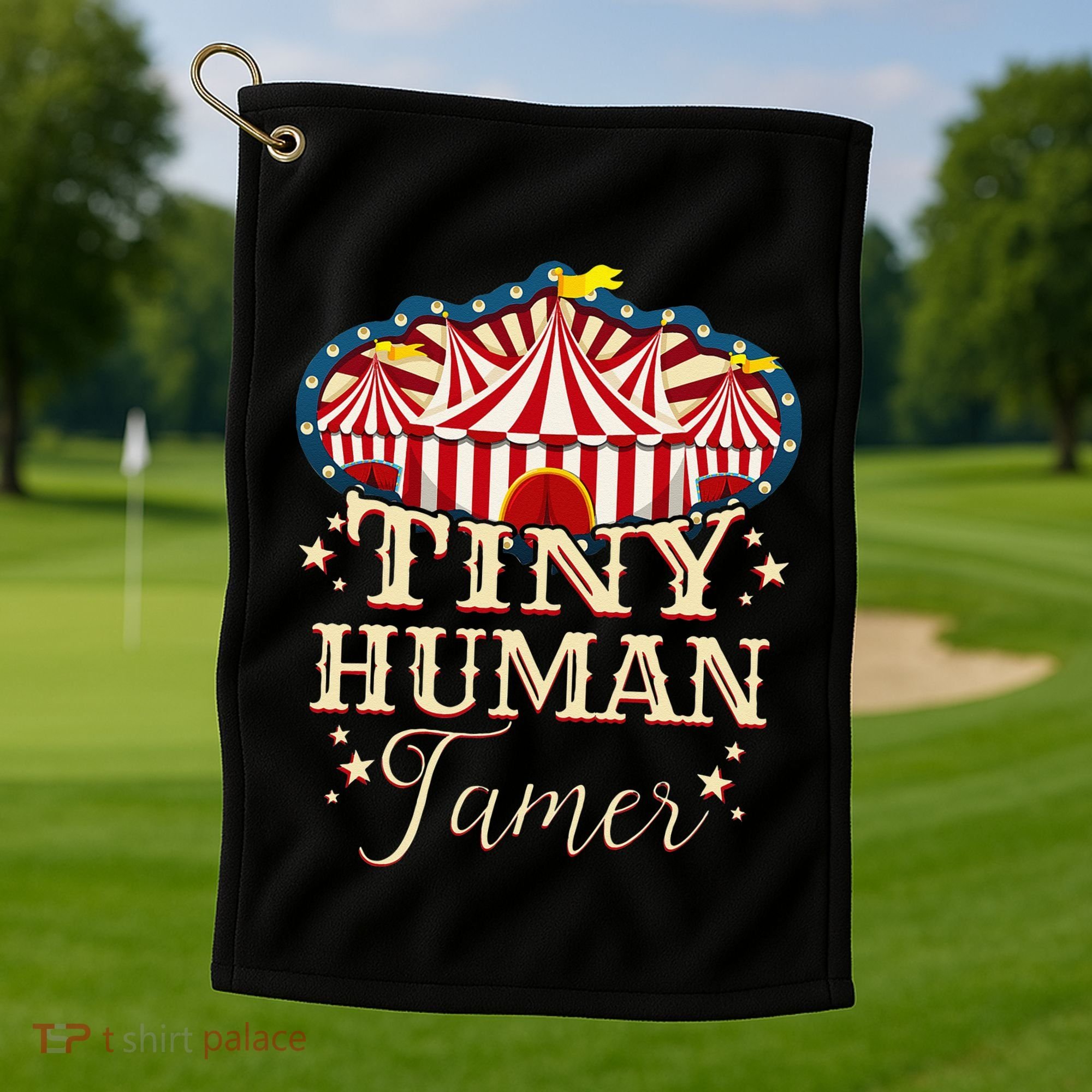 Human Tamer Circus For Family Circus Birthday Golf Towel