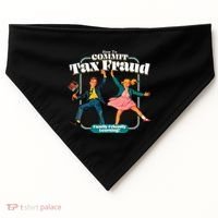 How To Commit Tax Fraud Family Friendly Learning! Funny USA-Made Doggie Bandana thumb 0