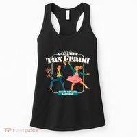 How To Commit Tax Fraud Family Friendly Learning! Funny Women's Tank Top thumb 0