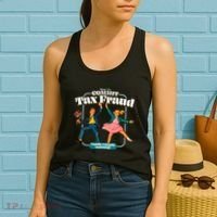 How To Commit Tax Fraud Family Friendly Learning! Funny Women's Tank Top thumb 2