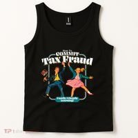 How To Commit Tax Fraud Family Friendly Learning! Funny Tank Top thumb 2