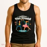How To Commit Tax Fraud Family Friendly Learning! Funny Tank Top thumb 3