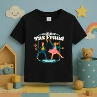 How To Commit Tax Fraud Family Friendly Learning! Funny Toddler T-Shirt thumb 3