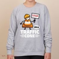 Halloween Traffic Cone Costume IM A Traffic Cone Women's Sweatshirt thumb 0