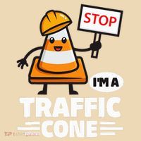 Halloween Traffic Cone Costume IM A Traffic Cone Tote Bag thumb 4