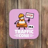 Halloween Traffic Cone Costume IM A Traffic Cone Coaster thumb 0
